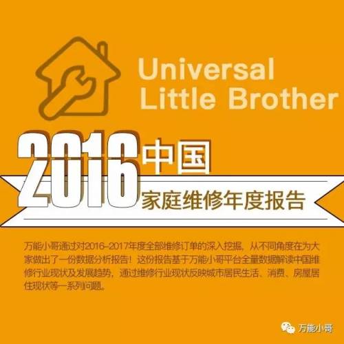 中国家庭维修2016年度报告