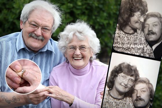 End of a 42-year engagement<BR>英情侣订婚42年后结婚