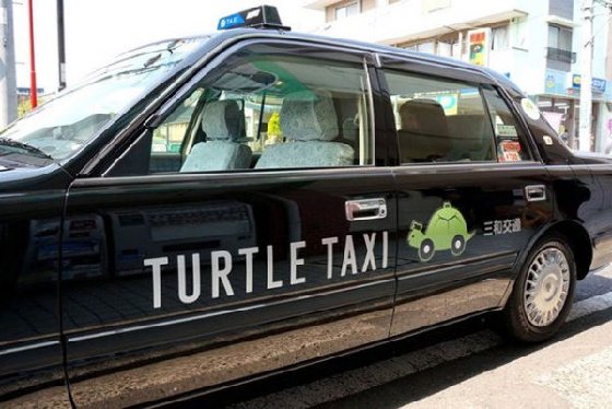 JP Turtle Taxi gets popular<BR>日本'龟速'出租车受追捧