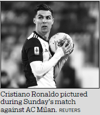 Ronaldo angered by substitution in Juve win