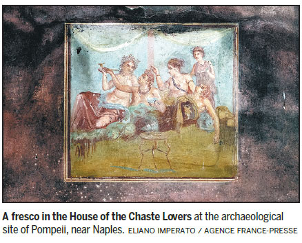 Pompeii's legacy of love lost in lava