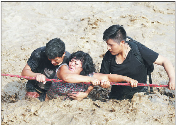 Rains leave trail of death and destruction in Peru