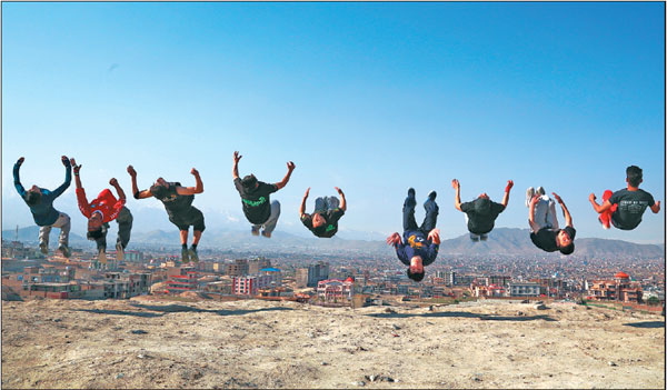 Afghan ruins find home as parkour practice grounds