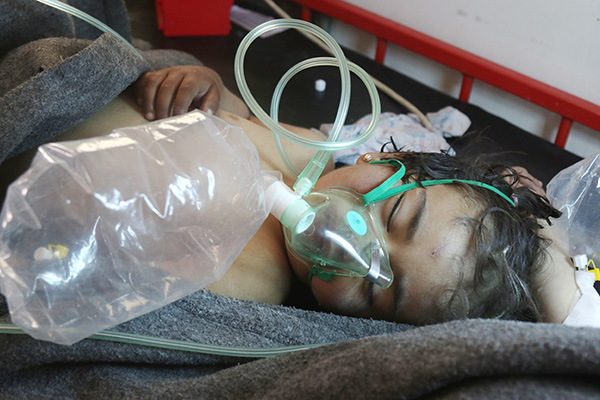 72 die after Syrian gas incident