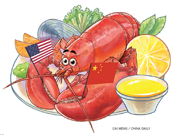 Lobsters at core of a tasty China-US story