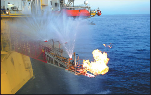 Methane trapped in sea ice recovered
