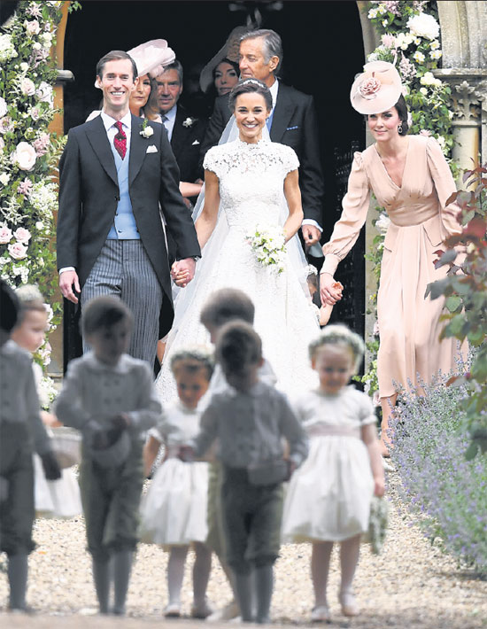 Bridesmaid to bride: Middleton marries as royals take back seat