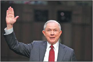 Sessions blasts 'false allegations'