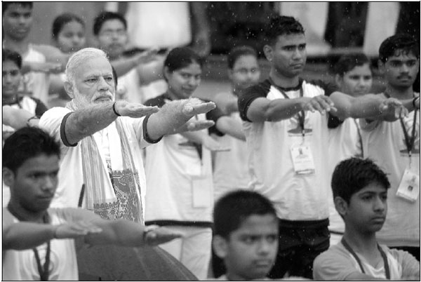 Modi hails unifying power of yoga