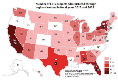 Report: California is No 1 for most EB-5 investment