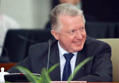 Chairman of IOC Coordination Commission for the Beijing 2008 Olympic Games Hein Verbruggen