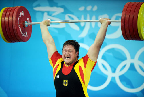 Germanys Steiner Wins Mens 105kg Weightlifting Gold