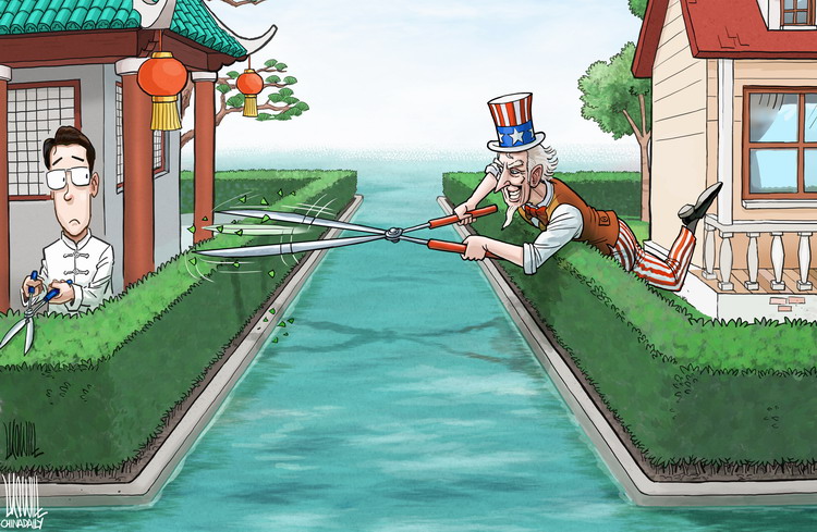 International ties in cartoons