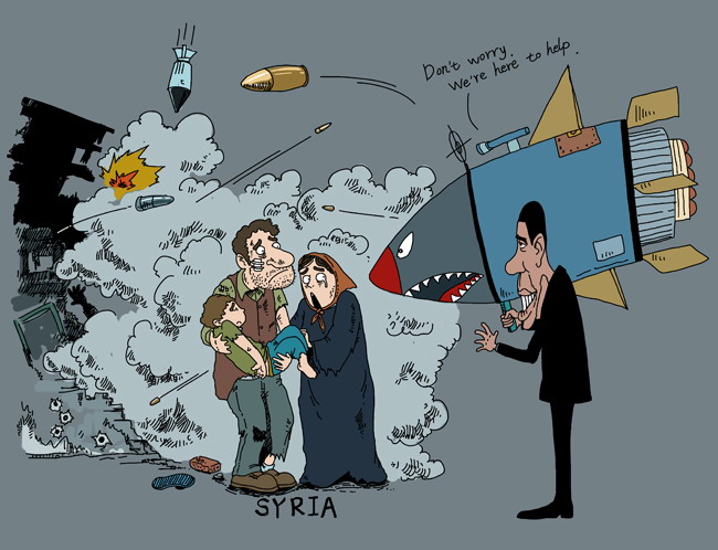 International ties in cartoons