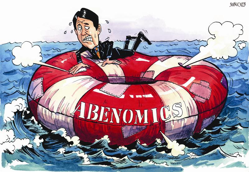 Struggles of Abenomics continue