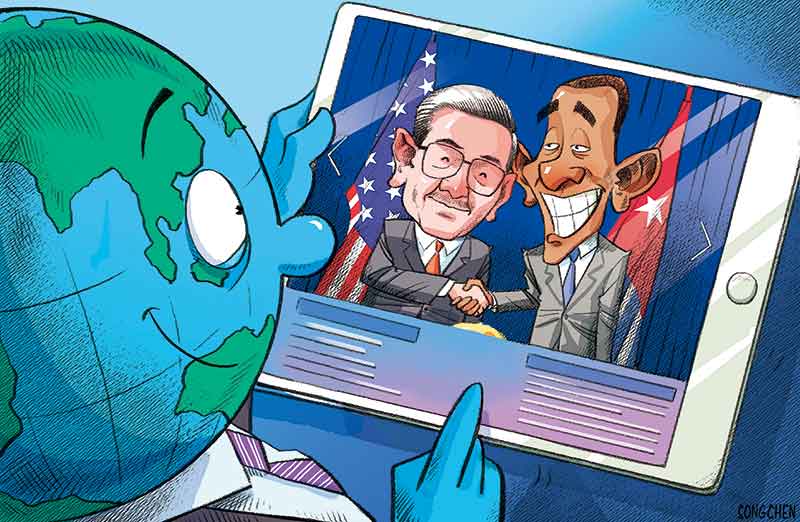 Year in Review: Global events captured by cartoons