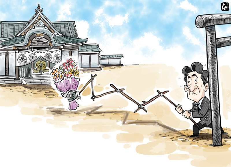 Abe's visit to Yasukuni Shrine