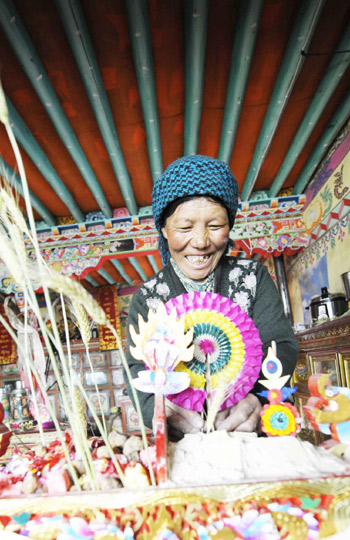 Tibetans celebrate the coming new year