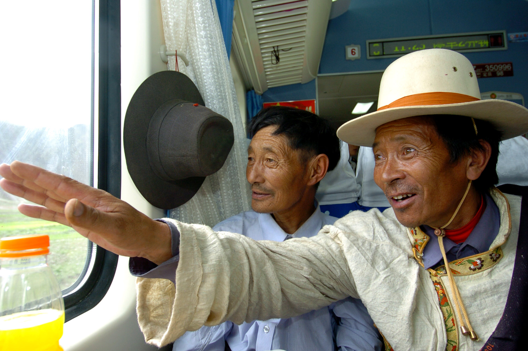 Tibetans enjoying the trip