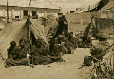 A view of slum in old Tibet