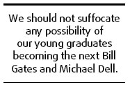 Grads need more help to start own ventures