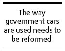 Reform on the road