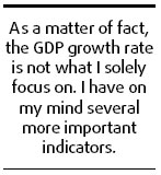Quality before growth speed