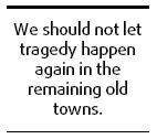 Leave old towns alone
