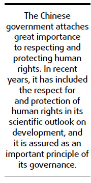 Human rights well protected