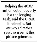 Reality check on the poor