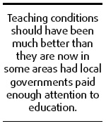 Put focus on education