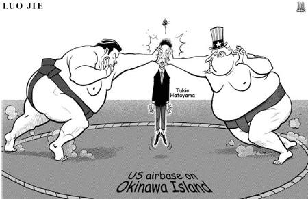 US airbase on Okinawa Island