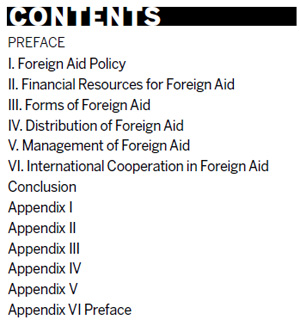 White paper: China's foreign aid
