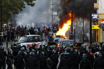 London in riots