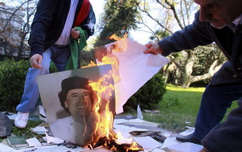 Gadhafi's downfall