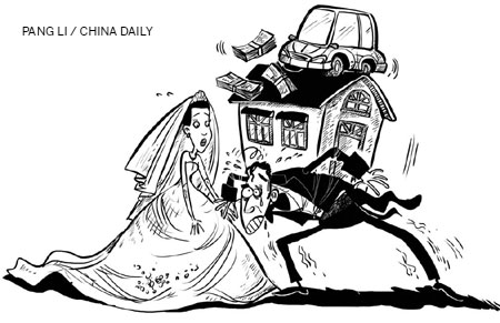 Money for the bride a real burden