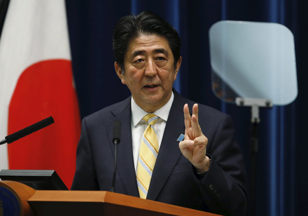 Abe still playing his games over history - Opinio