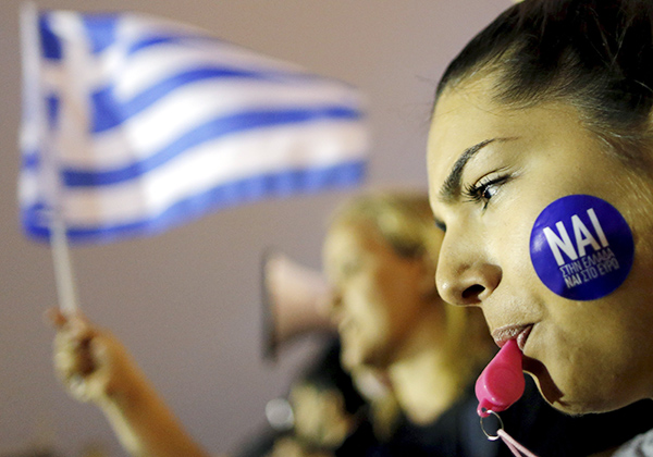 Greece's future is written in coffee froth
