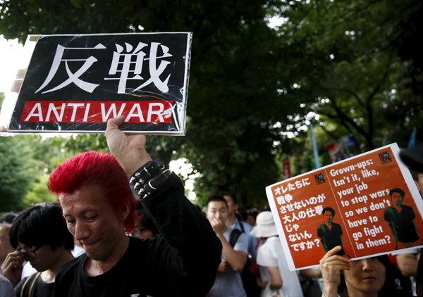 Abe fans anti-China flames with defense paper