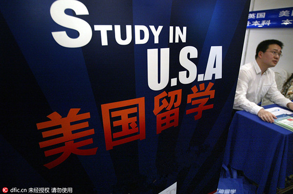 Why are Chinese students heading to the US?