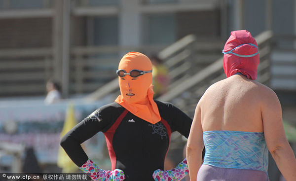 Is facekini a weird fashion?