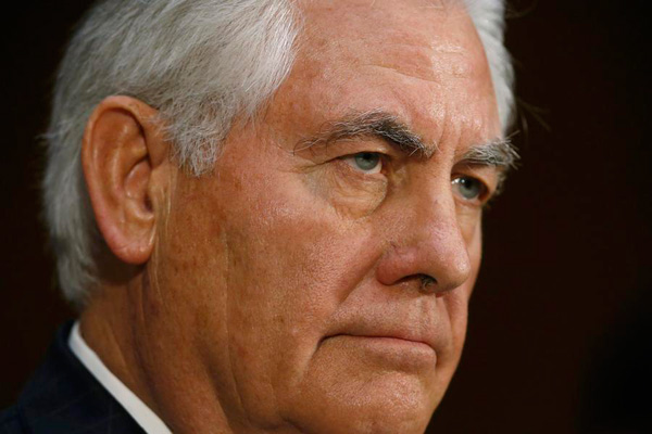 Tillerson's animosity toward China bodes ill if acted upon