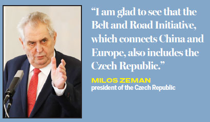 Czech president embraces initiative with rich returns