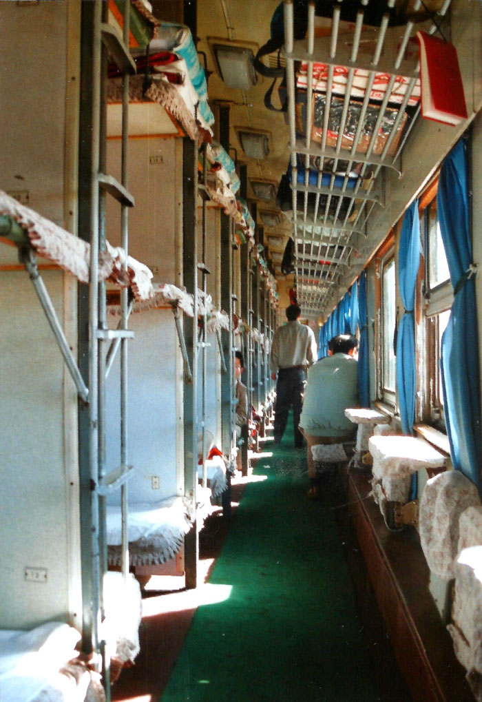 Traveling on board China's trains for 30 years