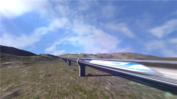 Imagine a train running at 4,000 km/h