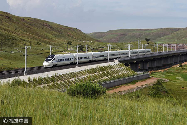 How does it feel to take the high-speed train in China?