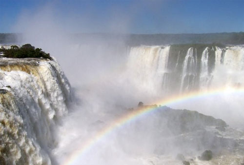 Iguassu Falls in Brazil. Brazil has the beach and more to offer. 