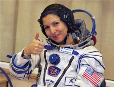 ,,Anousheh Ansari,,first female space tourist,,