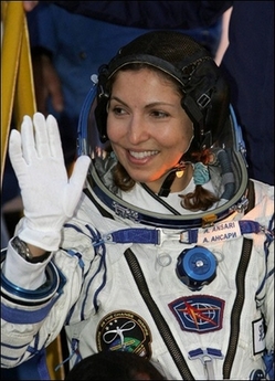,,Anousheh Ansari,,first female space tourist,,