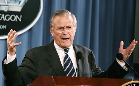 Rumsfeld quits